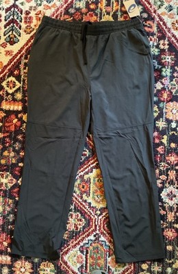 NEW Asics XL Men s Woven Stretch Back WELDED PKT PANT in Charcoal