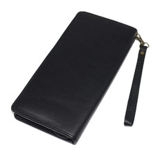 Travel Passport Wallet RFID Blocking Organizer with AirTag Holder  Wristlet