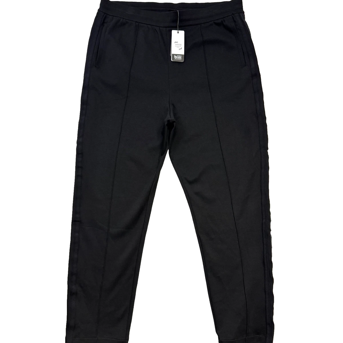 Emporio Armani Cotton Black Pants for Men for sale | eBay