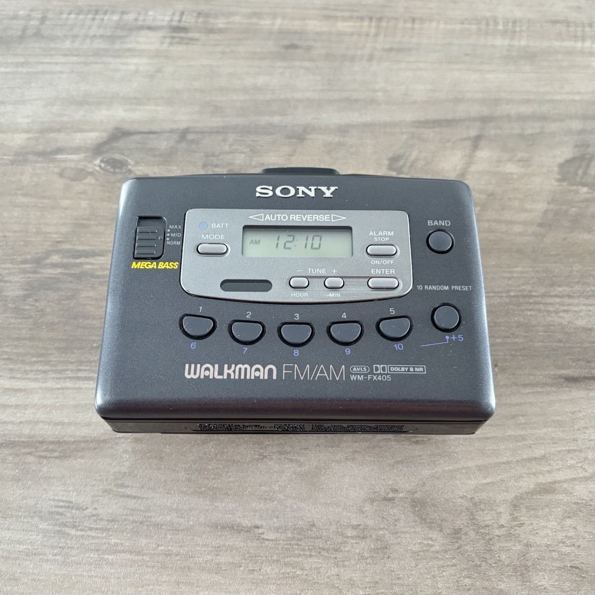 Sony Walkman WM-FX405 AM/FM Cassette Player - New Belt