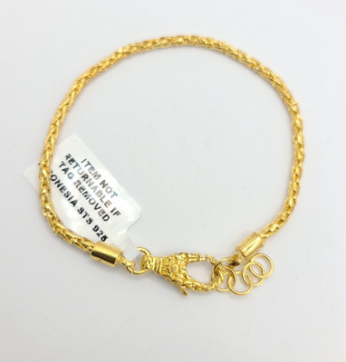 Bali Legacy Padian Armband 22K Vermeil Gold 925 7,25'' 8,20gr