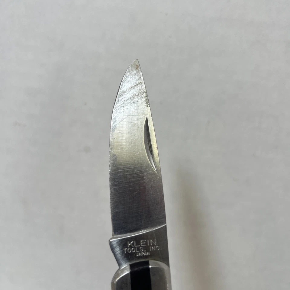 Klein Tools 44034 锁扣木镶嵌绅士折叠口袋刀日本 — 第 3/4 张图片