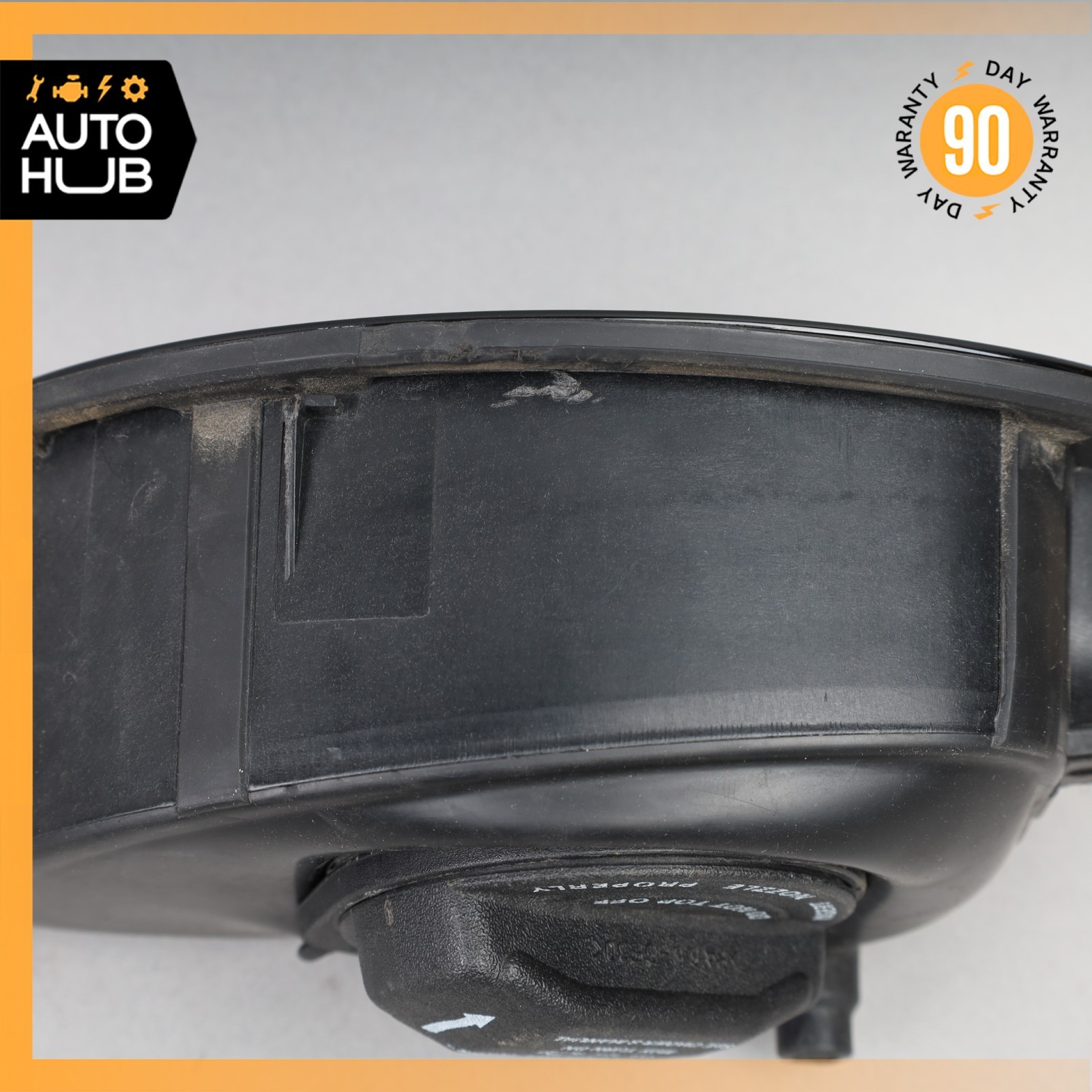 07-12 Bentley Continental GTC Fuel Filler Gas Tank Door Flap Lid Black OEM