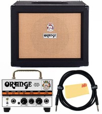 Orange PPC112 1x12" Closed-Back Speaker Cabinet - Black w/ MD20 Micro Dark Head