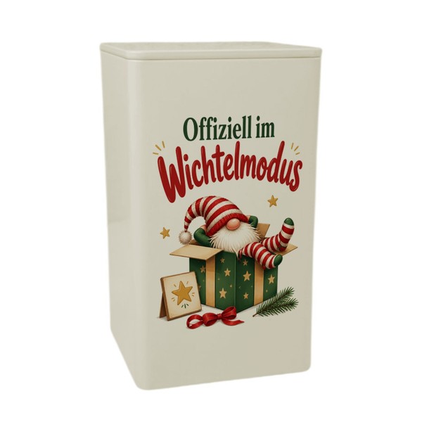 Dose 900Ml Wichtelmodus - Vorratsdose FüR WintervorräTe Teedose Mit Spruch:-image