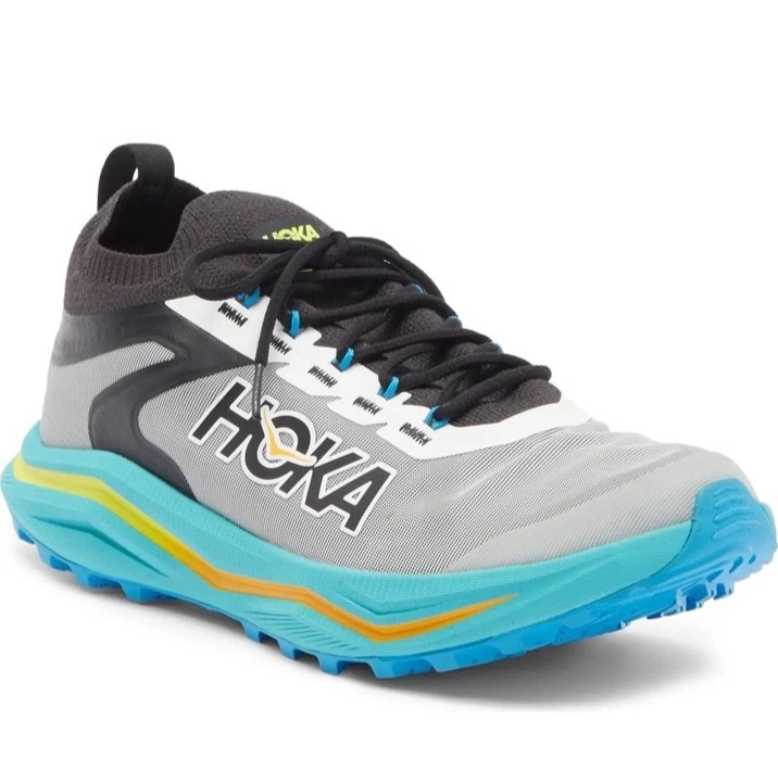 NEW Hoka Zinal 2 Black Ceramic Blue Trail Running Shoes Low Hiking Vibram Soles
Opens in a new windo