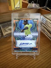 2021 Topps Pro Debut - Future Cornerstones Autographs Ronny Mauricio Orange /25 