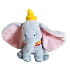 Disney Gray Flying Dumbo Sitting Stuffed Plush Plushie Animal Toy Doll 8" Tall