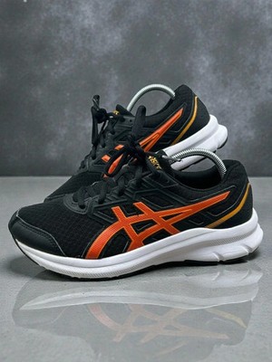 Asics Jolt 3 Damen-Laufschuhe schwarz-orange UK-Größe 5