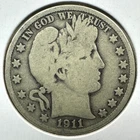 1911-D 50C Barber Half Dollar (89124)