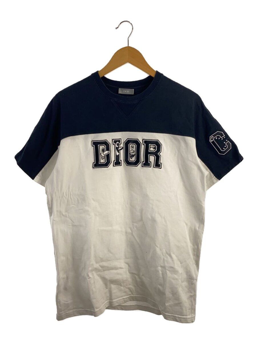 Christian Dior T-shirt M polyester White 193J646A0554 Used