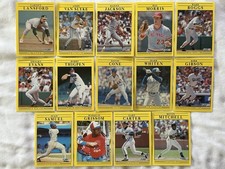 1991 FLEER BASEBALL 113 CARD LOT NOLAN RYAN BO JACKSON WADE BOGGS GREG MADDUX+