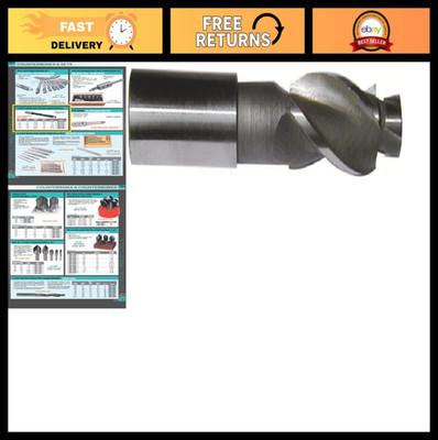 3/8'' x 7/16'' HSS 2-Flute Solid Cap Screw Counterbore Tool - Precision Cutting