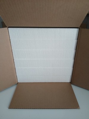 Styrofoam Sheets 12 x 12 x 2 Inch- 6 Pcs Polystyrene EPS Arts Crafts Floral 