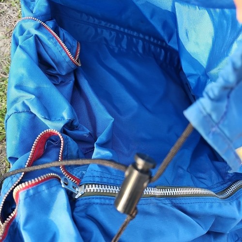 Kelty Aluminum External Frame Backpack Blue Vintage 70s Buckle Waist Originalpkg - Picture 5 of 9