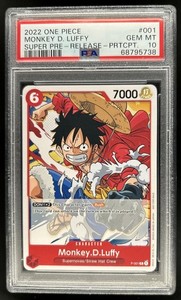 Super Pre Release Luffy Psa 10 | eBay