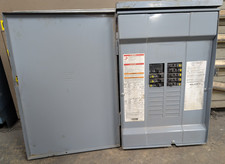 🤪 SQUARE D 125 AMP LOAD CENTER 120/240V 1 PHASE 3W 24 CIRCUIT QO124L125GRB