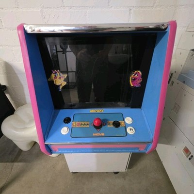 Midway Ms. Pac-Man Arcade Machine Blue  more than 50 games  Cabinet Collectible