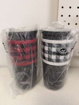Tupperware | 16 oz | Red Plaid & Buffalo Check Travel Tumblers Set of 2 New