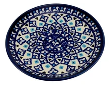 Polish Pottery Handmade Dessert Plate 6.5" Dia. by Zakłady Bolesławiec Poland