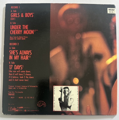 Prince and the Revolution 7” Vinyl Double Pack Girls Boys Singles EX / VG+ - Picture 3 of 8