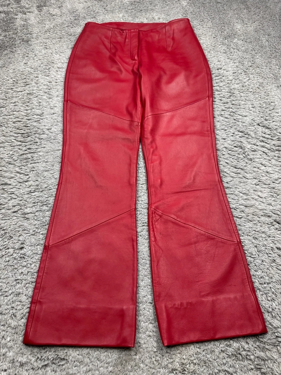 超珍品 WILSONS REALLEATHER PANTS STADS Wilson Leather Womens Sz 6 Lined Suede Leather Pants Tan Light