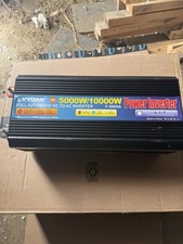 5000W 10000W Power Inverter DC 12V to AC 110V Car Converter 4AC USB LCD Remote