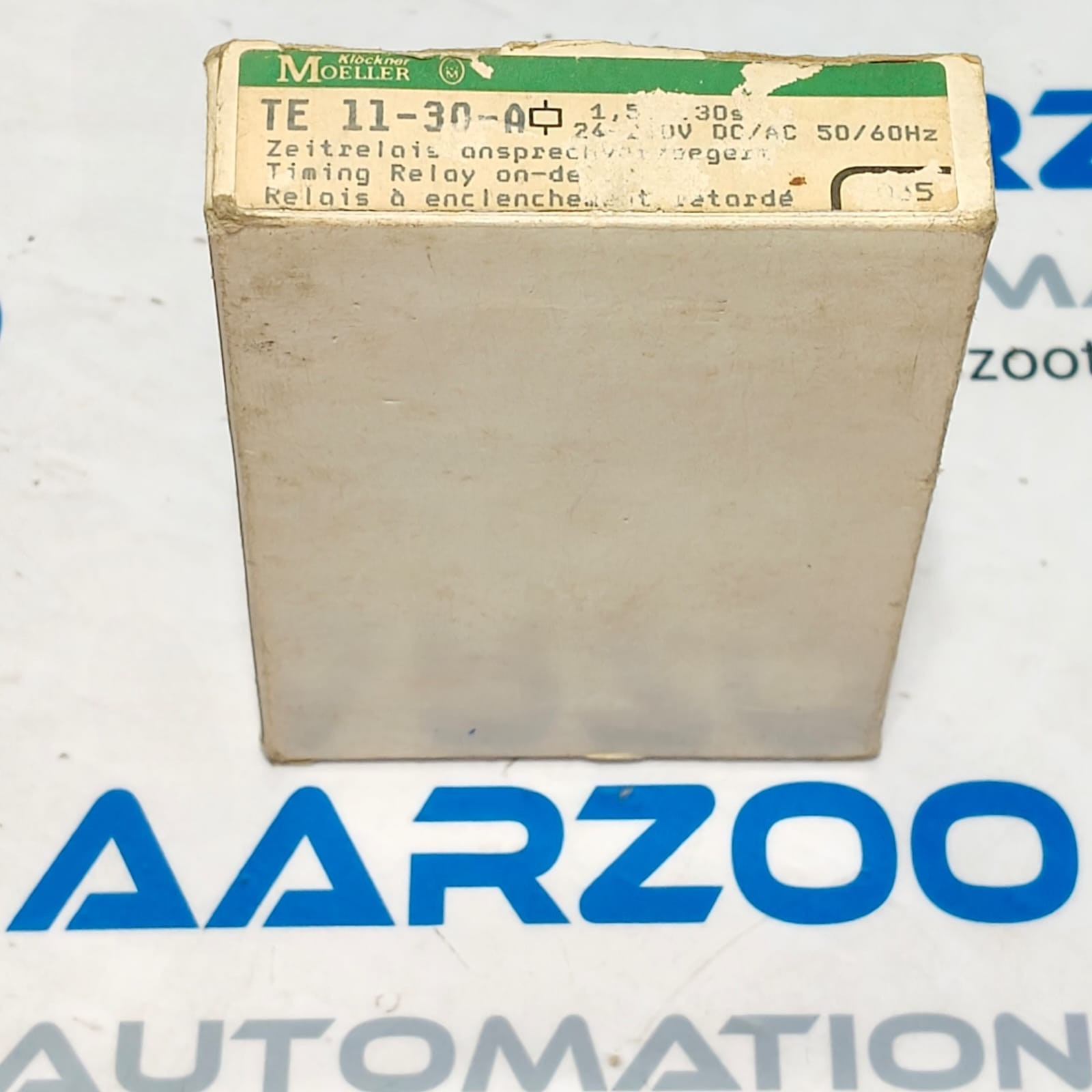 MOELLER TE 11-30-A 1.5-30 SEC DELAY-ON TIMING RELAY TE-11 24-40VAC/DC TE-11-30-A