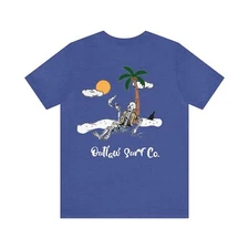 Outlaw Surf Skeleton Chillin T-Shirt