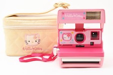 Tested Top MINT Hello Kitty Polaroid 600 Instant Film Camera Sanrio From JAPAN