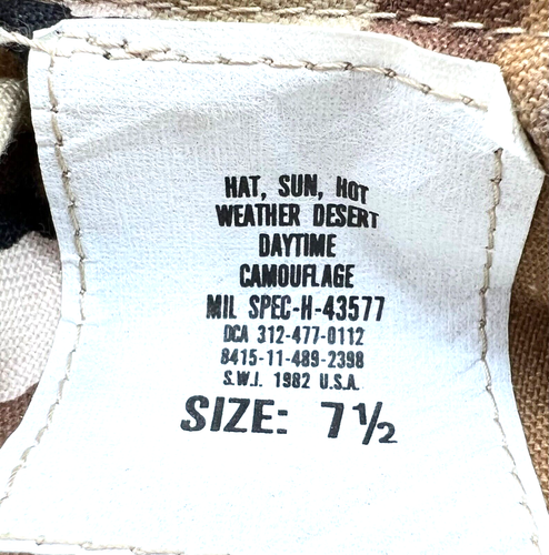 Unisex Summer Bucket Hat Cap Sz 7.5 Cotton Sun Hunting Fish Safari - Picture 4 of 5