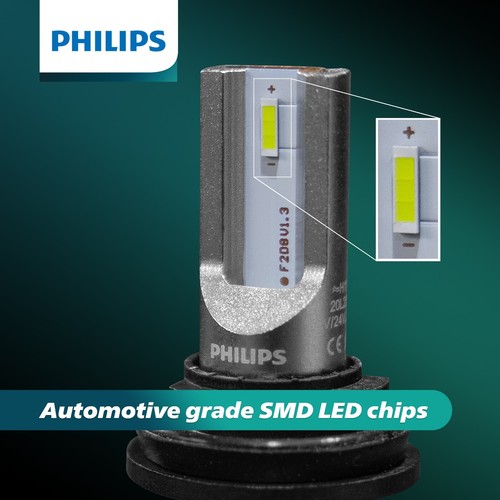 Philips Ultinon LED 24W White PS24W 5202 Two Bulbs Fog Light Replacement Upgarde - Picture 20 of 21
