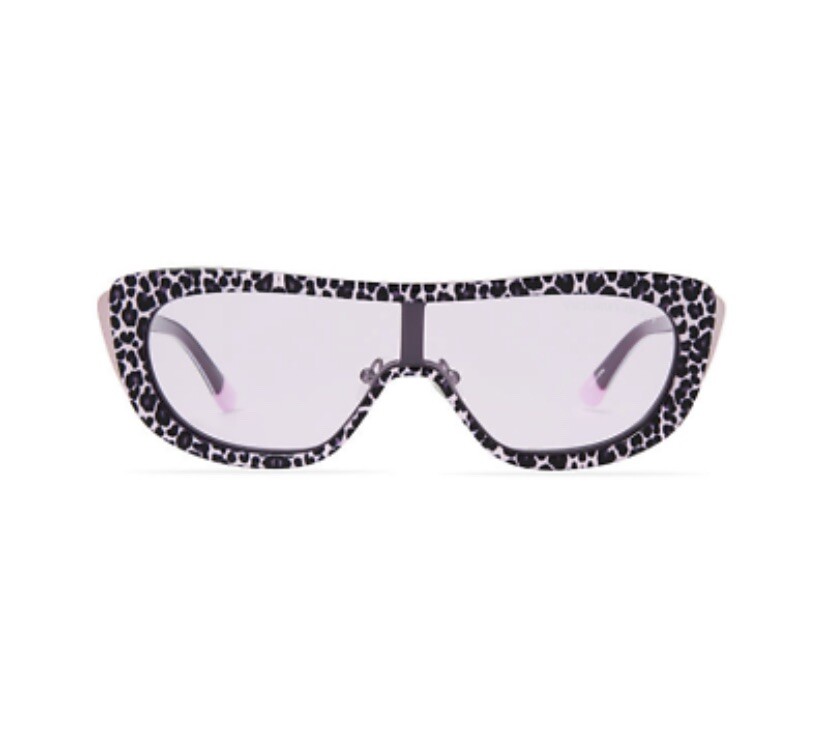 Victoria\'s Secret Pink Leopard Shield Sunglasses with Black Temples Victoria main image 4