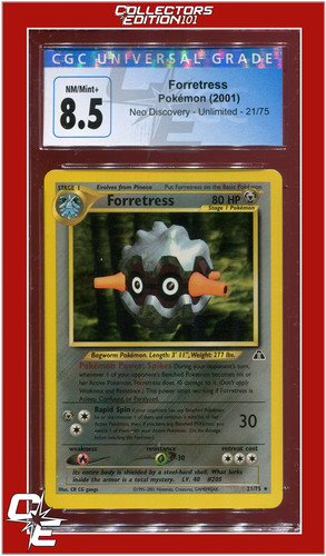 Forretress (Unlimited) graded CGC 8.5 for sale on eBay