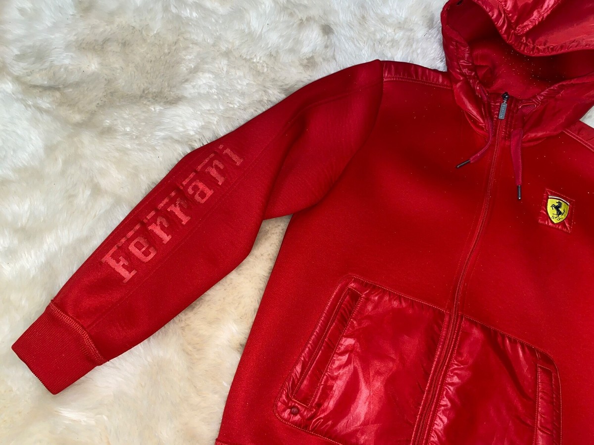 Ferrari Scuderia Puma Track Jacket SoftShell Reflector Hoodie
