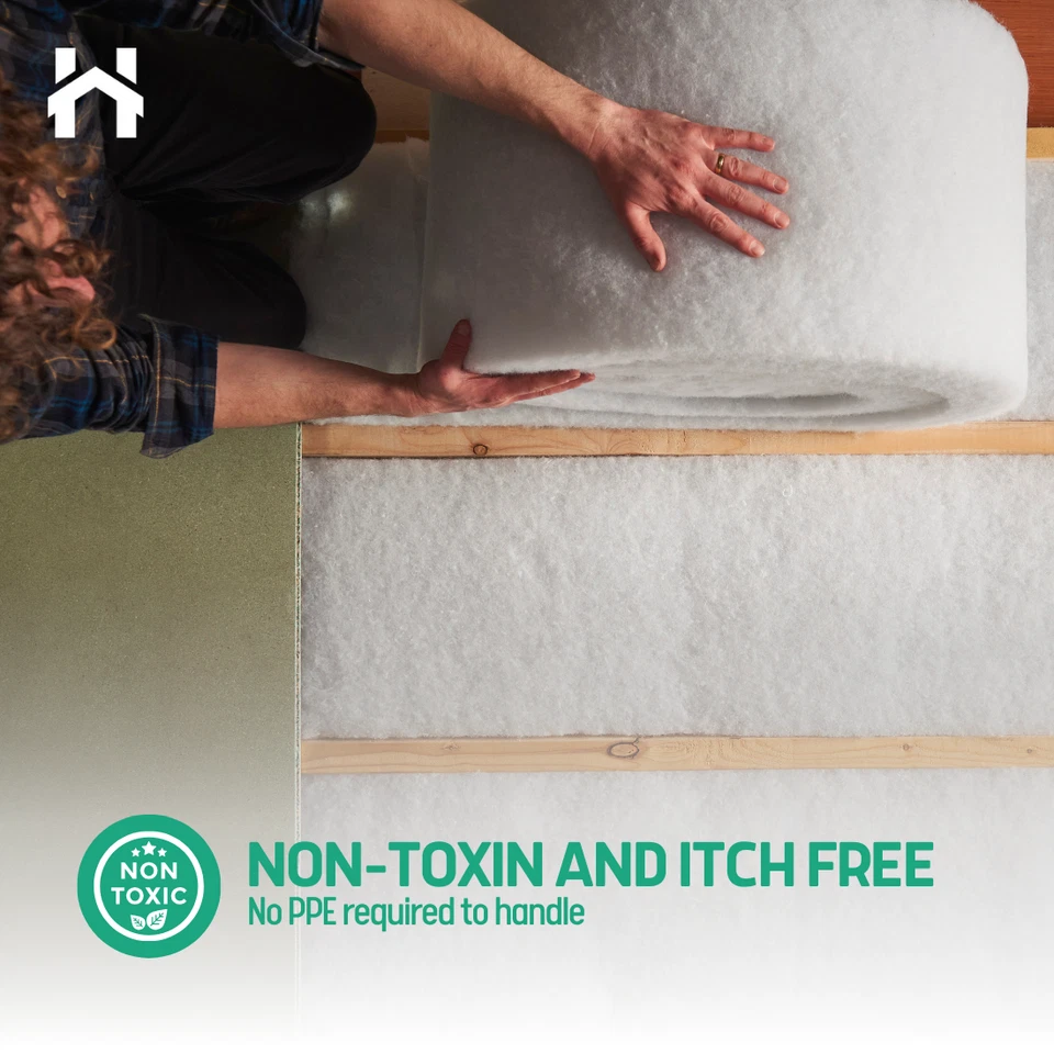 Itch Free & Eco Friendly Roof Loft Thermal Insulation Rolls All Sizes In Stock! - Image 3 of 4