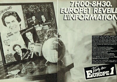 Advertising 1120 1984 Radio Europe 1 Gildas Godefroy Possonet 2 pa