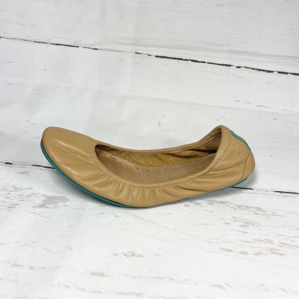 Tieks by Gavrieli Shoes Women's Brown Ballet Flats Leather Slip