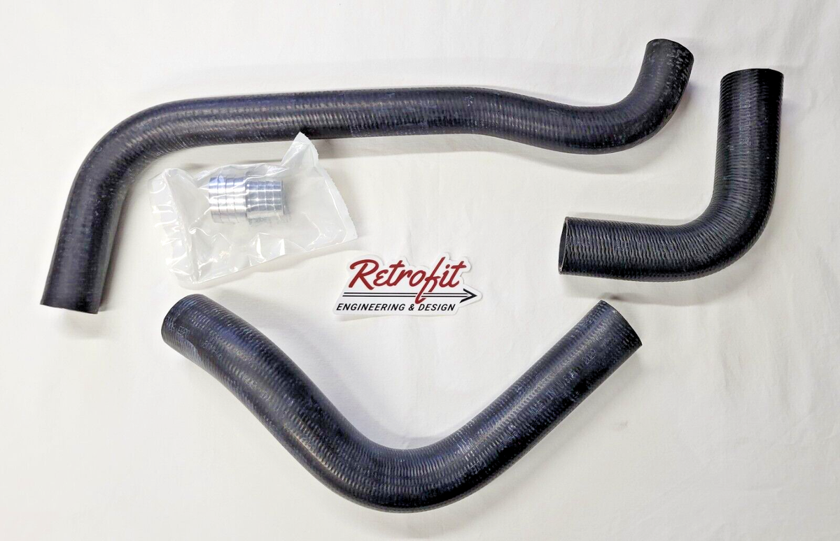 Universal LS Swap Radiator Hose Kit, LS1 LS2 LS3 Water Pump, Stock