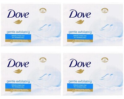 DOVE Gentle Exfoliating Beauty Cream Bar Doppelpack 90g (insgesamt 8 Seifen )
