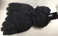 Women Winter Collection Black Ski Snow Gloves ,3M Thinsulate Insulated