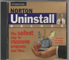 Norton Uninstall Deluxe by Symantec 1997  CD-ROM