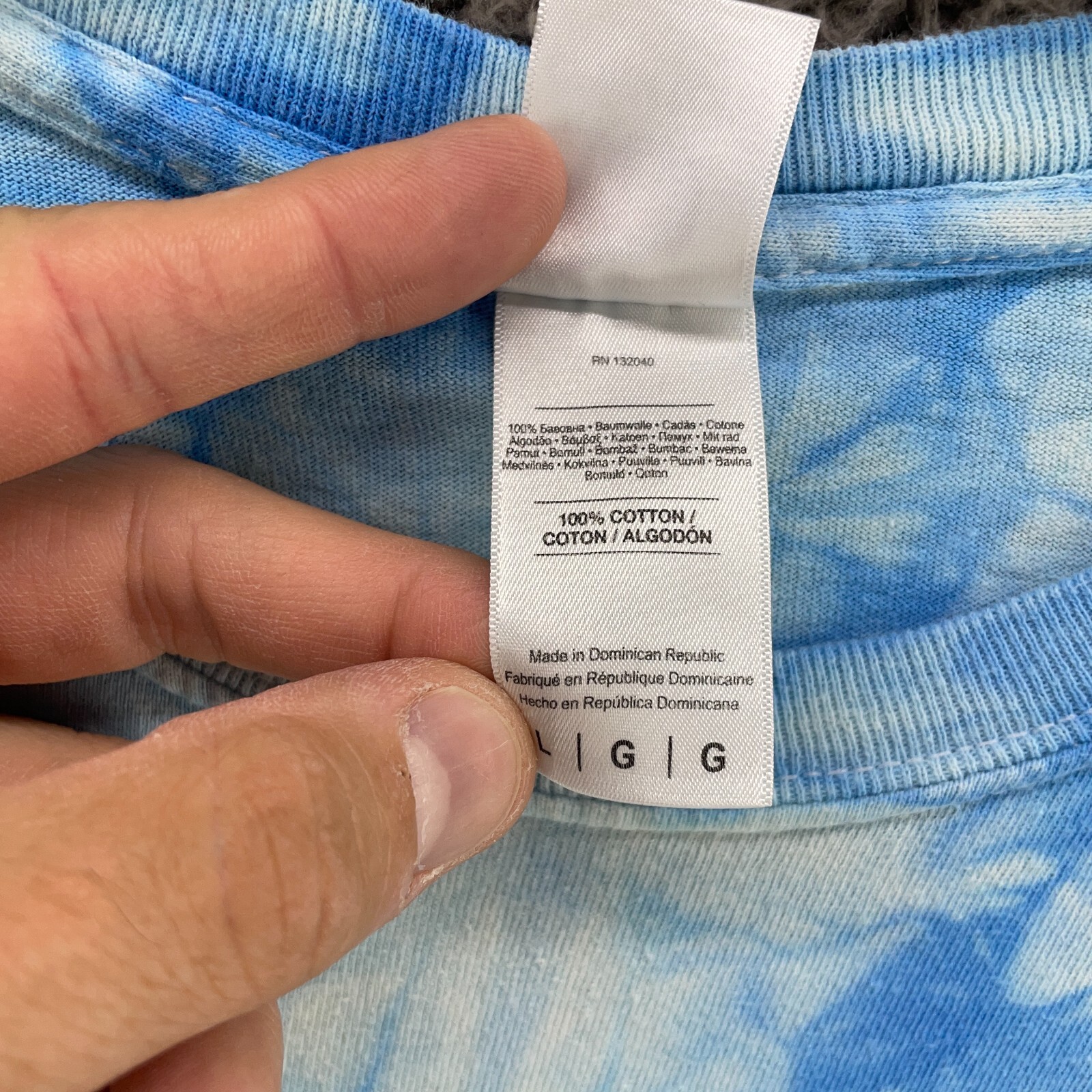 FILA Old Row USAt Postne Malonet T sh uomode gra blu tie dyeocollo giroco