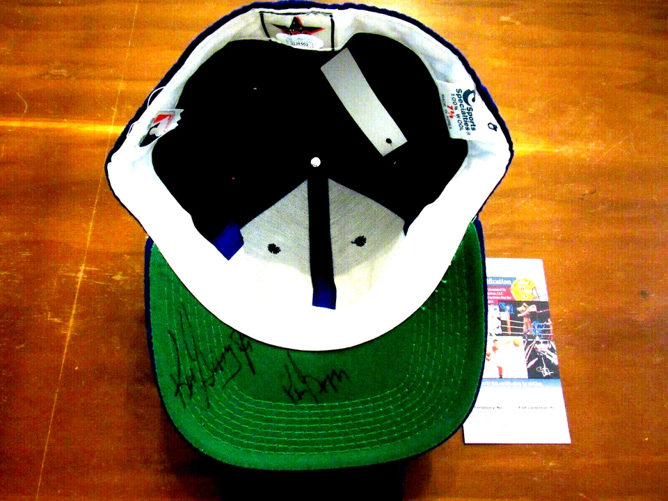 KEN GRIFFEY JR KEN GRIFFEY MARINERS HOF FIRMADO AUTOMÁTICO DE COLECCIÓN SS PRO GORRA DE LANA SOMBRERO JSA Foto 2 de 4