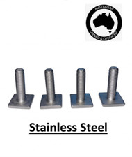 4x Roof Rack T Track Awning Bolts Stainless Steel Thule Rola Rhino M8 4x4 4wd
