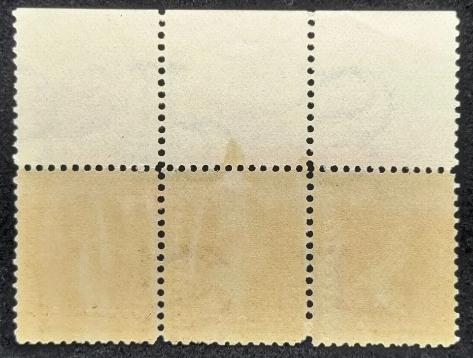 MATT'S STAMPS SCOTT US #279B WASHINGTON 2-CENT MNH/OG STRIP OF 3 w/ PLATE NUMBER - Image 2 of 3