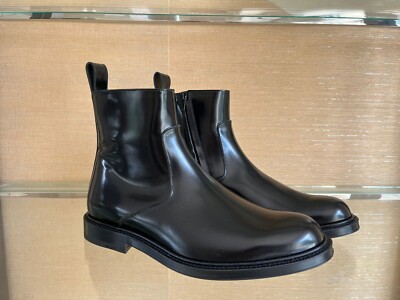 Bottega Veneta , Chelsea Zip Boots in Black BNWOB 43
