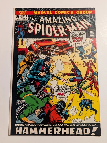 Amazing Spider-Man 114 (Marvel 1972) VF/NM 1st full Hammerhead