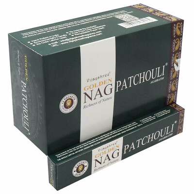 Vijayshree Golden Masala Agarbatti Nag Patchouli Natural Incense Sticks Diffuser