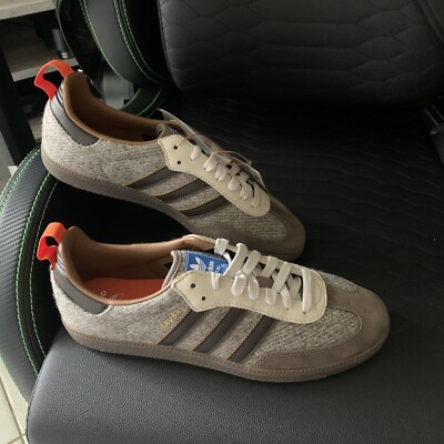 Adidas Samba Fox Tweed Simple Brown - 9.5 with Shoe Bag | eBay